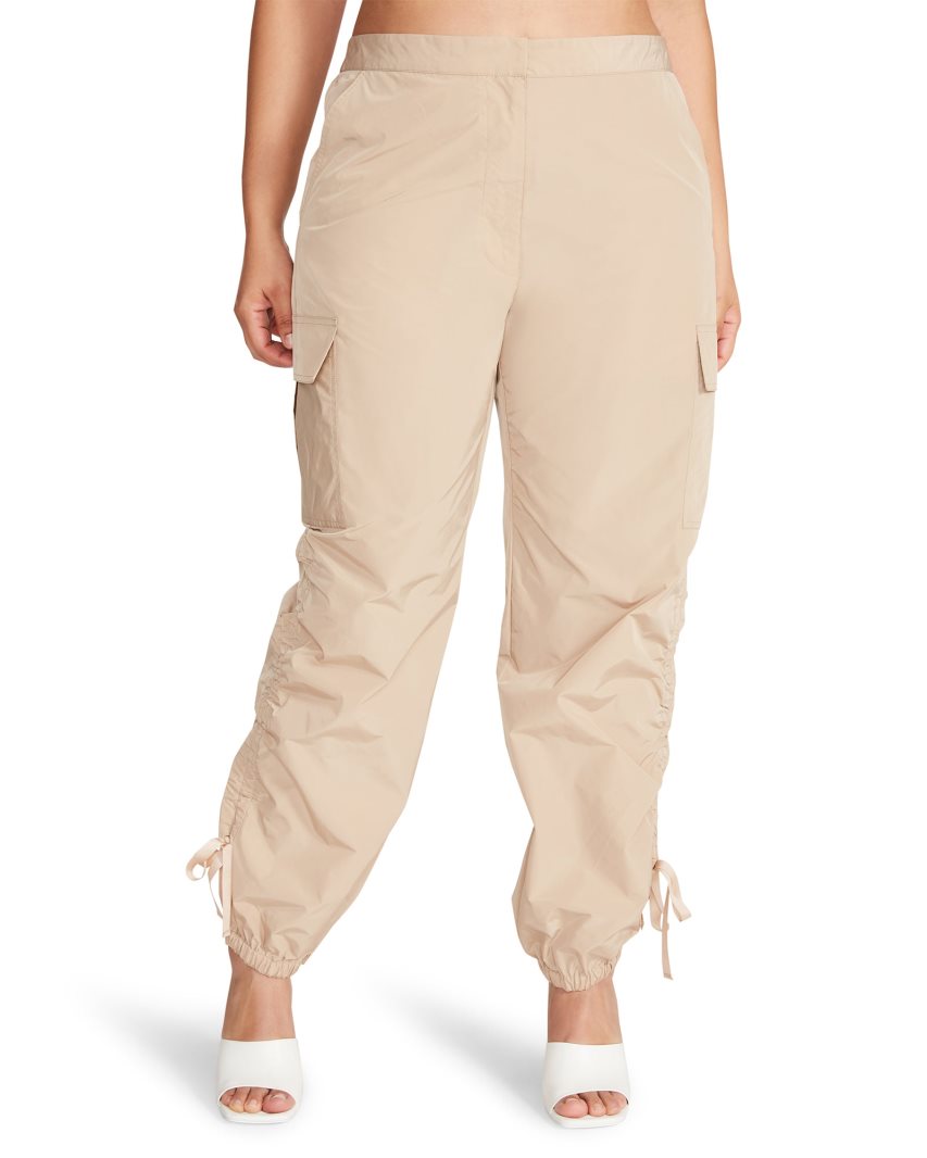 Khaki Steve Madden Hally Women's Pants | PH 3794ZYP